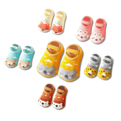 SunnyToes Cartoon Baby Socks
