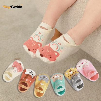 SunnyToes Cartoon Baby Socks