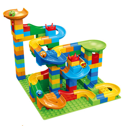 Building Block Marble Run