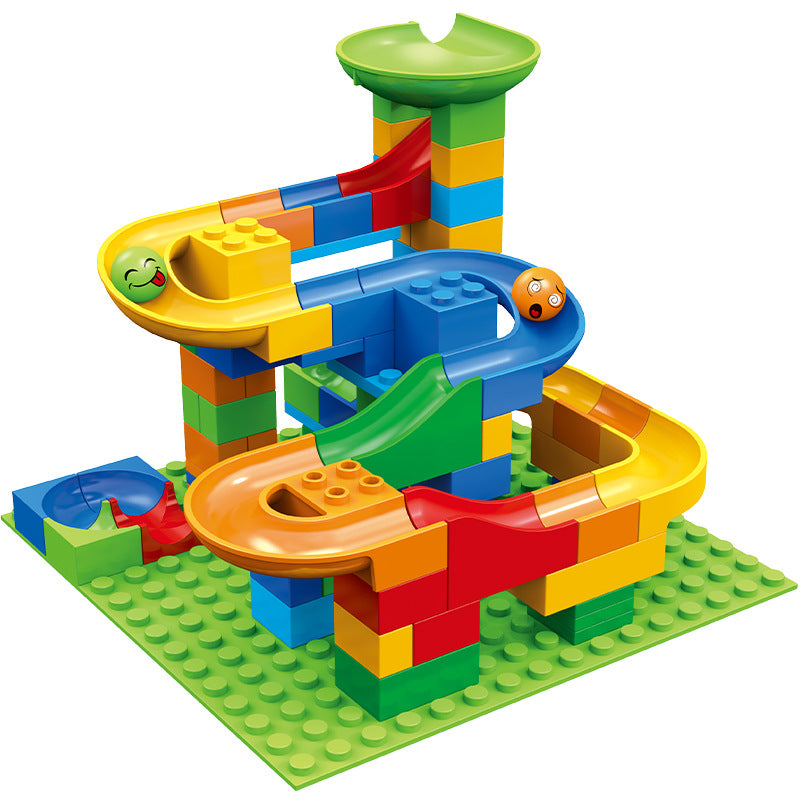 Building Block Marble Run