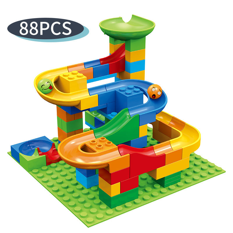 Building Block Marble Run