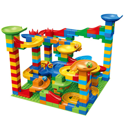 Building Block Marble Run