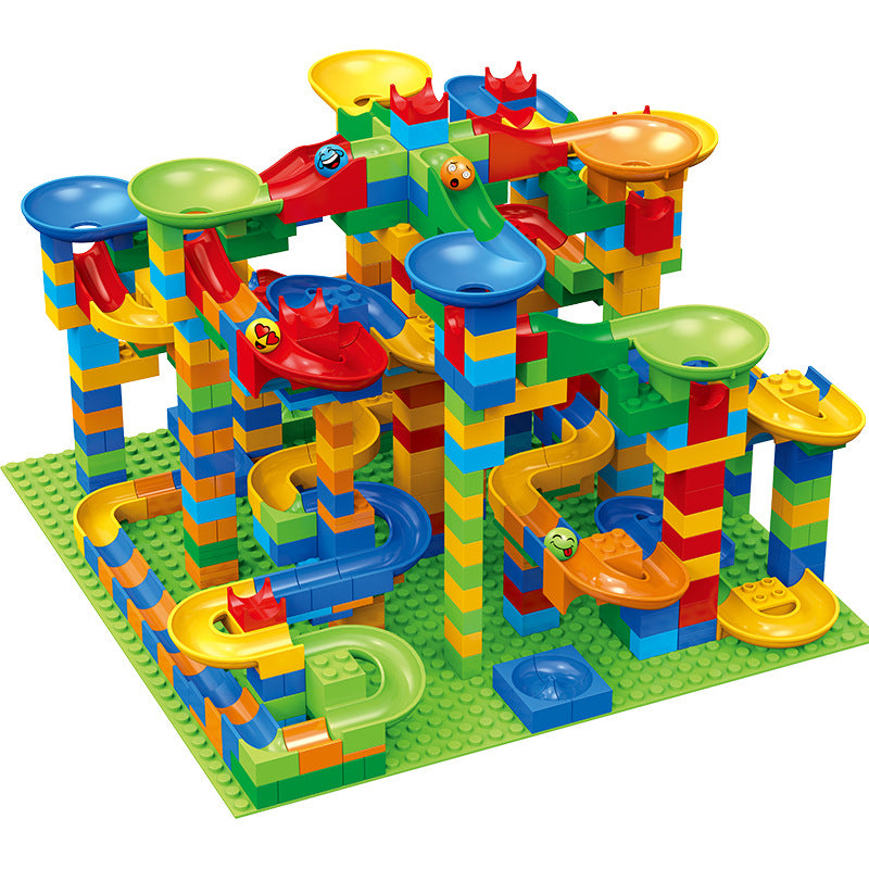 Building Block Marble Run